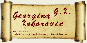 Georgina Kokorović vizit kartica